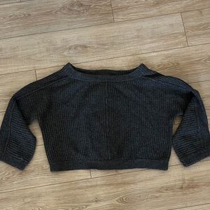 Inhabit yak wool blend ribbed button back sweater